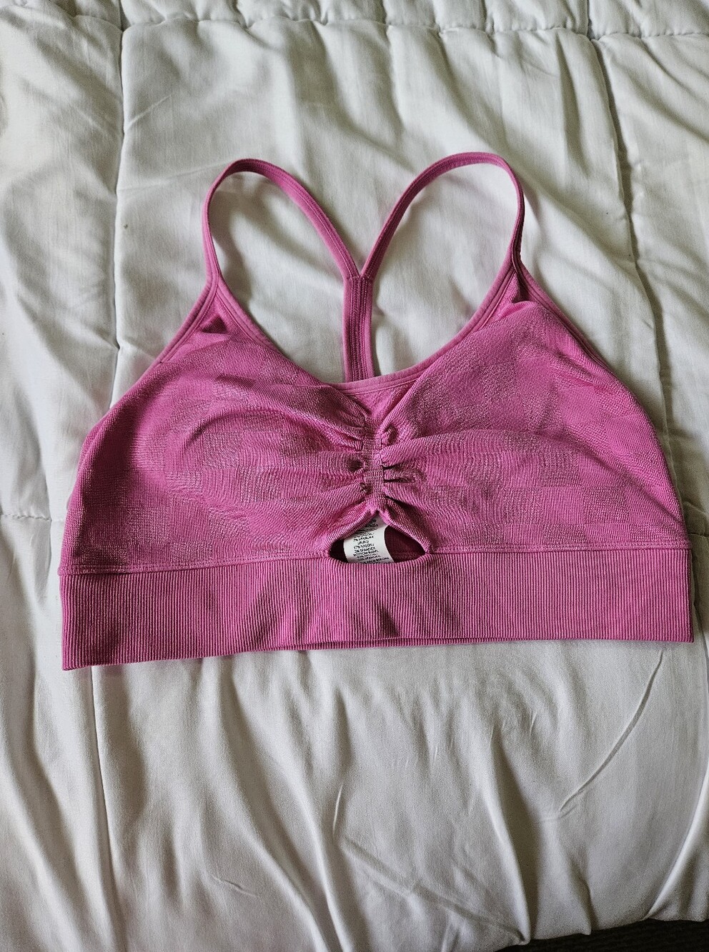 JoyLab Seamless Ruched Cami Sports Bra- Size L